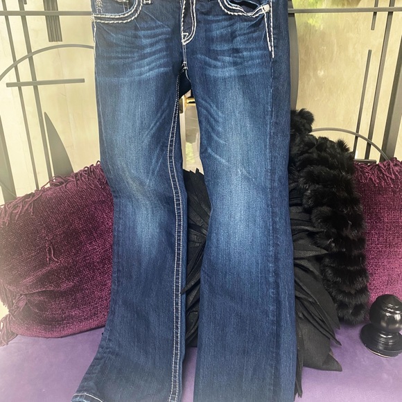 Women’s Miss Me Denim Jeans Signature Boot Size 29 J55014858V - Picture 2 of 4